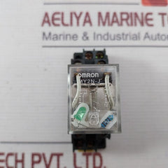 Omron My2N-j Miniature Power Relay W/ Socket Pyf08A-e Sdr Pmy-8 Dc24V
