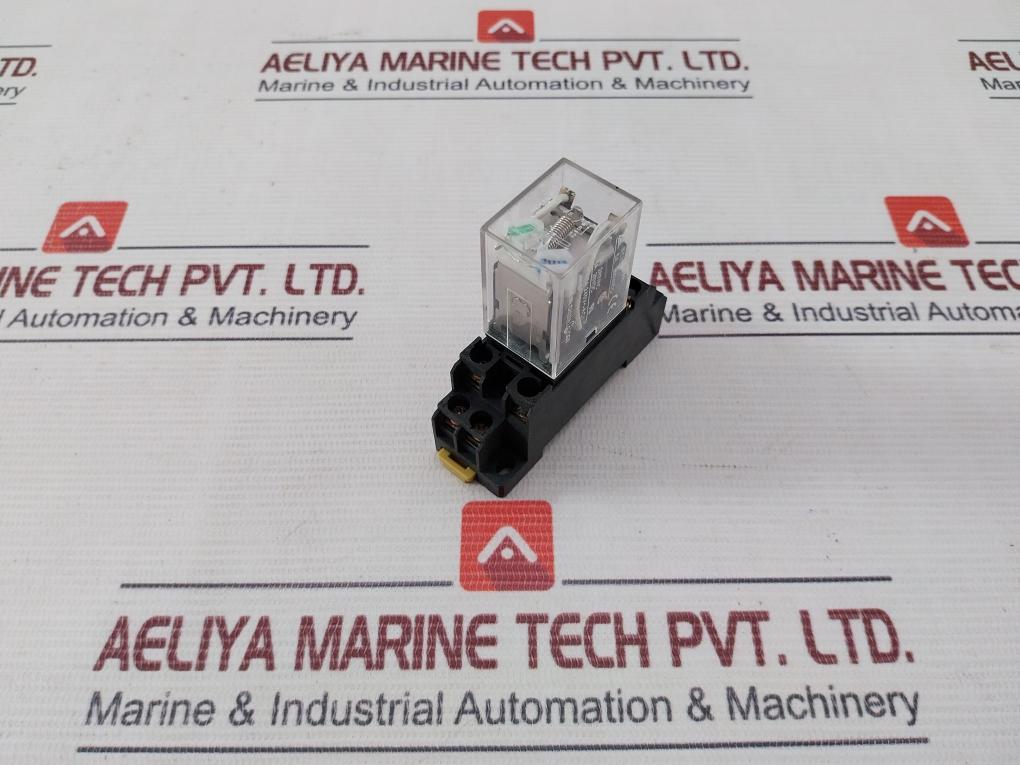 Omron My2N-j Miniature Power Relay W/ Socket Pyf08A-e Sdr Pmy-8 Dc24V