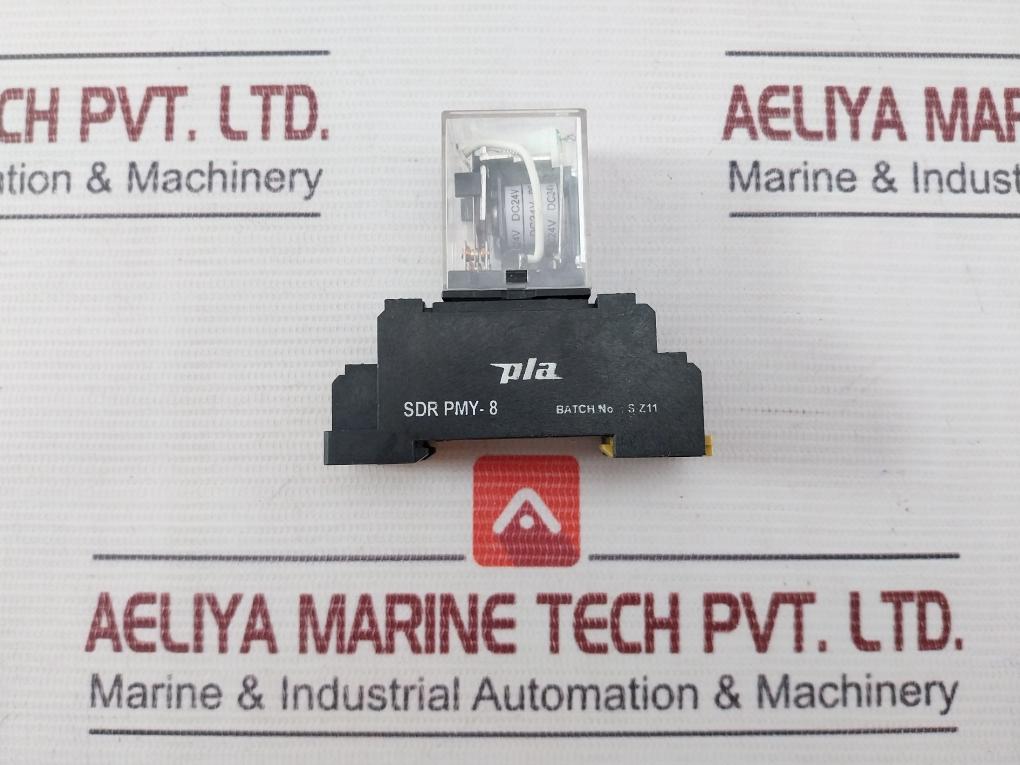 Omron My2N-j Miniature Power Relay W/ Socket Pyf08A-e Sdr Pmy-8 Dc24V