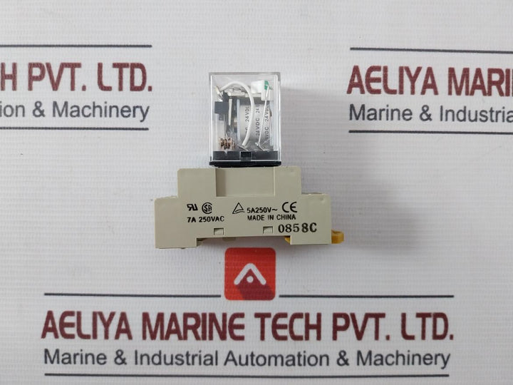 Omron My2N Dpdt 8-pin Relay With Socket 7A 250Vac Pyf-08A-n