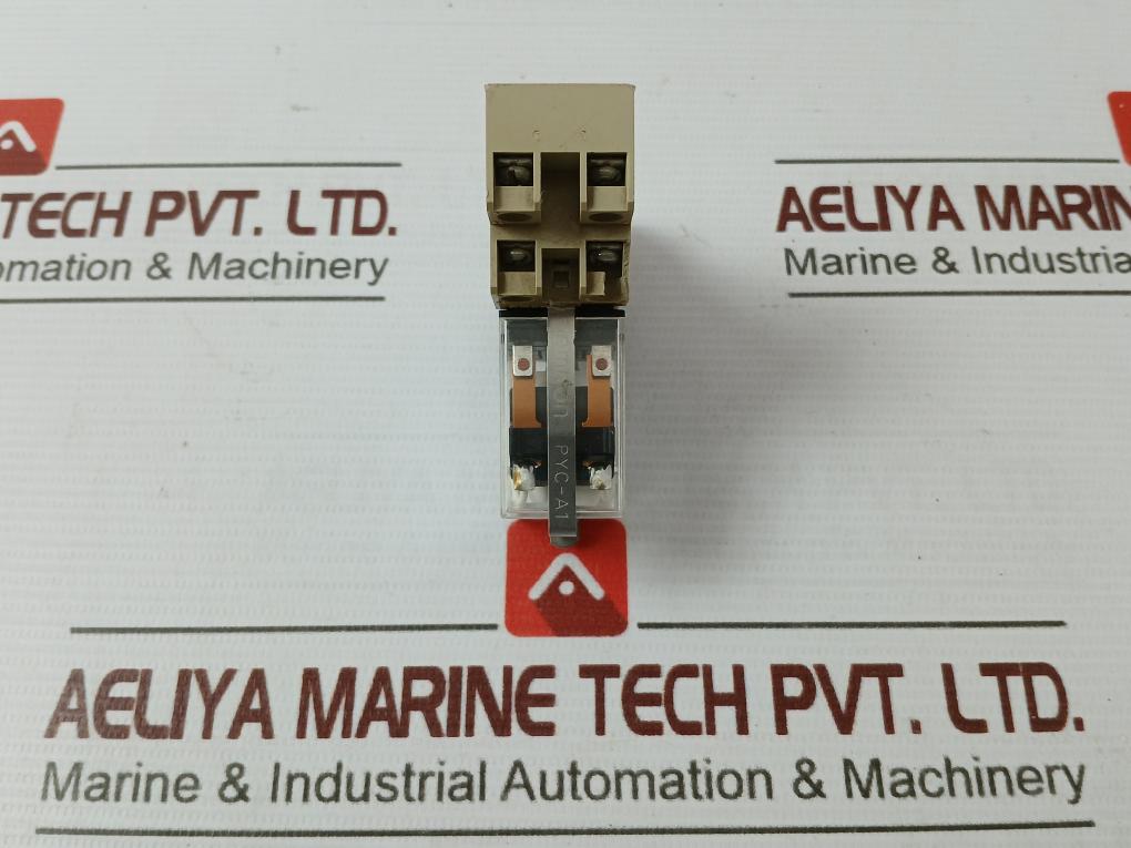 Omron My2N Miniature Power Relay With Socket Iec255 24V Dc 7A 250Vac