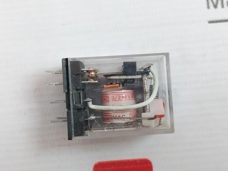 Omron My2N Plug In Power Relay 220/240Vac