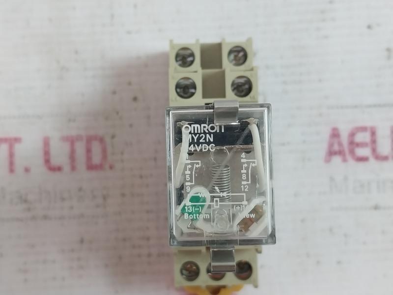 Omron My2N Power Relay 5A 240V-ac1 Iec255 24Vdc