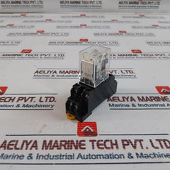 Lot of 2X Omron MY2N Relay with Base 7A 250VAC
