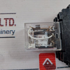 Lot of 2X Omron MY2N Relay with Base 7A 250VAC