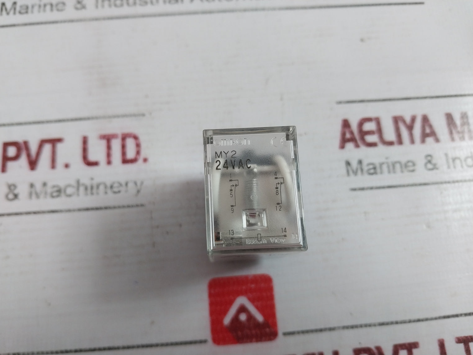 Omron My2 Relay 29X3Y1 24Vac 10A 250Vac 30Vdc