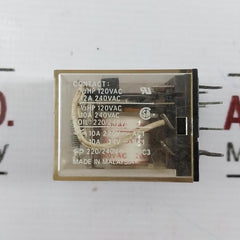 Omron My2 Series Relay 12a 240vac, 10a 240vac