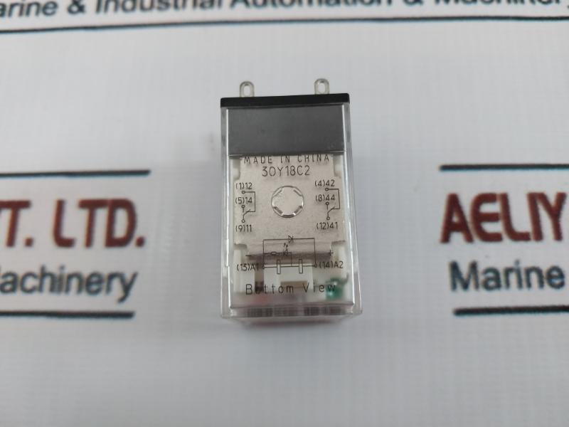 Omron My2n-d2-gs Relay, 24vdc, 5a 250vac , 30y18c2