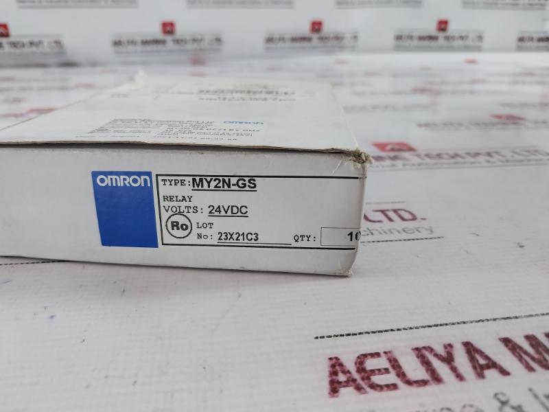 Lot Of 5X Omron My2N-gs Miniature Power Relay 5A 24Vdc