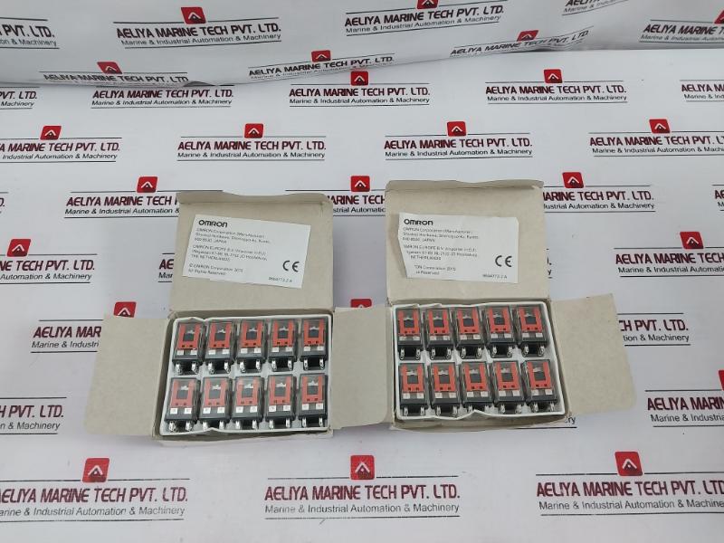 Lot Of 3X Omron My2N-gs Power Relay 9604773-2A 24Vac 5A