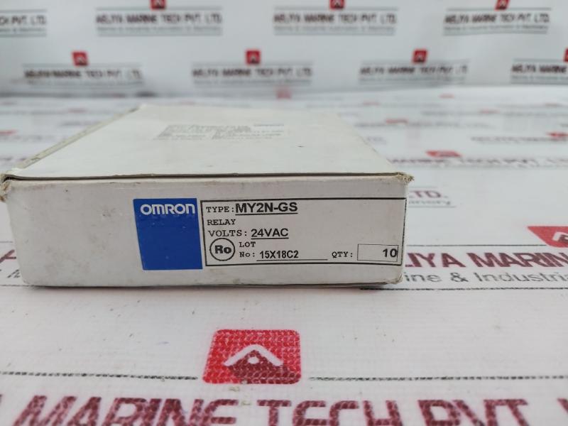 Lot Of 3X Omron My2N-gs Power Relay 9604773-2A 24Vac 5A