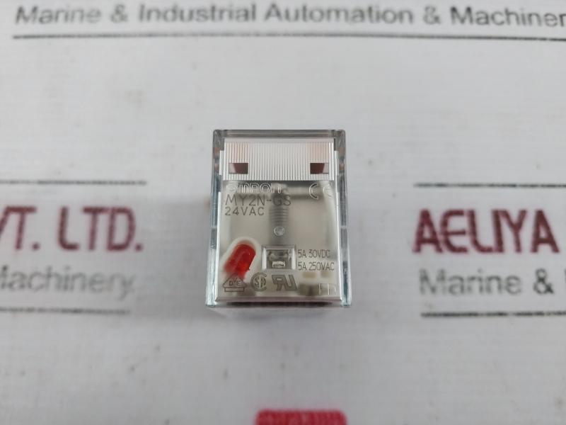 Lot Of 3X Omron My2N-gs Power Relay 9604773-2A 24Vac 5A