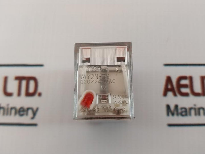 Lot Of 3X Omron My2N-gs Relay 240Vac 5A 30Vdc