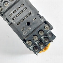 Omron My4-d Miniature Power Relay W/ Socket Pyf14A-e 5A 28V-dc1 Iec255 24Vdc