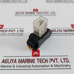 Omron My4-d Miniature Power Relay W/ Socket Pyf14A-e 5A 28V-dc1 Iec255 24Vdc