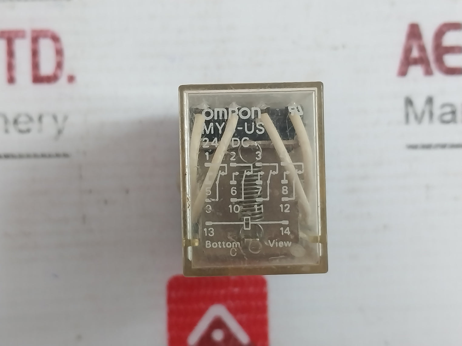 Omron My4-us Miniature Power Relay 14 - Pins 24Vdc Coil 3A 120Vac/28Vdc