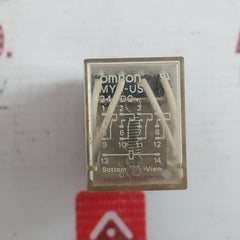 Omron My4-us Miniature Power Relay 14 - Pins 24Vdc Coil 3A 120Vac/28Vdc