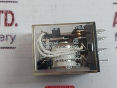 Lot of 2X Omron My414n Power Relay 5a 240vac