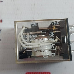 Lot of 2X Omron My414n Power Relay 5a 240vac