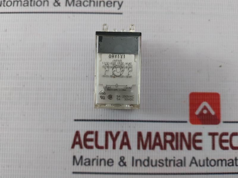 Omron My4 Electromechanical Switching Relay 220/240Vac 09Y1Y1