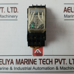 Omron My4I4N Power Relay W/ Socket Pyf14A-e 5A 240Vac 24V Dc