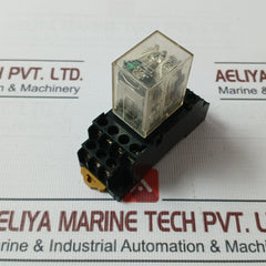 Omron My4I4N Power Relay W/ Socket Pyf14A-e 5A 240Vac 24V Dc