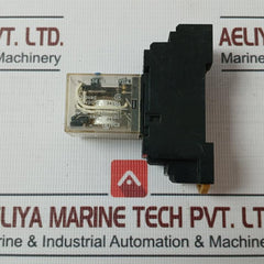 Omron My4I4N Power Relay W/ Socket Pyf14A-e 5A 240Vac 24V Dc