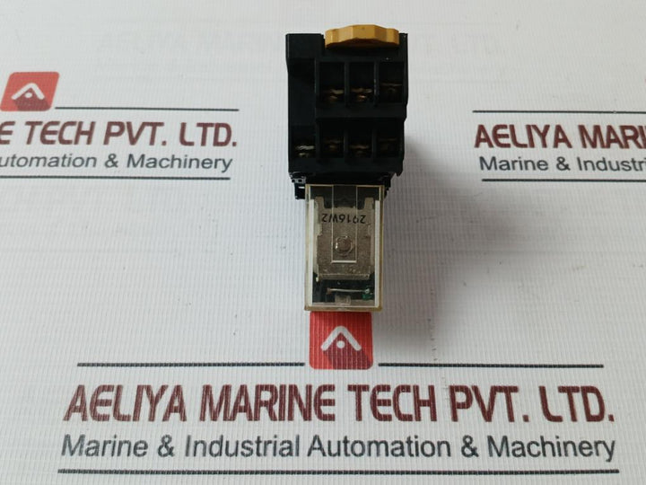 Omron My4I4N Power Relay W/ Socket Pyf14A-e 5A 240Vac 24V Dc