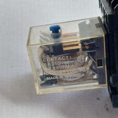 Omron My4I4N Power Relay With Base 24Vdc 5A 240Vac 28Vdc 250Vac