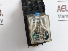 Omron My4I4N Power Relay With Base 24Vdc 5A 240Vac 28Vdc 250Vac