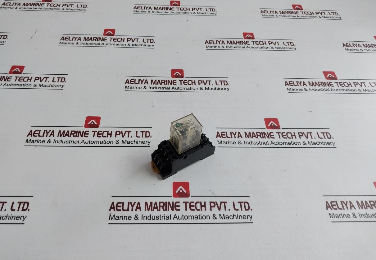 Omron My4I4N Power Relay With Base 24Vdc 5A 240Vac 28Vdc 250Vac