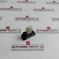 Omron My4I4N Power Relay With Base 24Vdc 5A 240Vac 28Vdc 250Vac