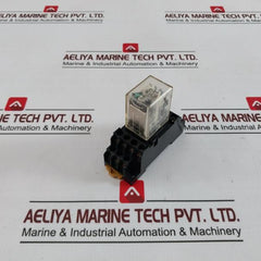 Omron My4I4N Power Relay With Socket Pyf14A-e 5A 250V 24Vdc 5A 28V- Dc1