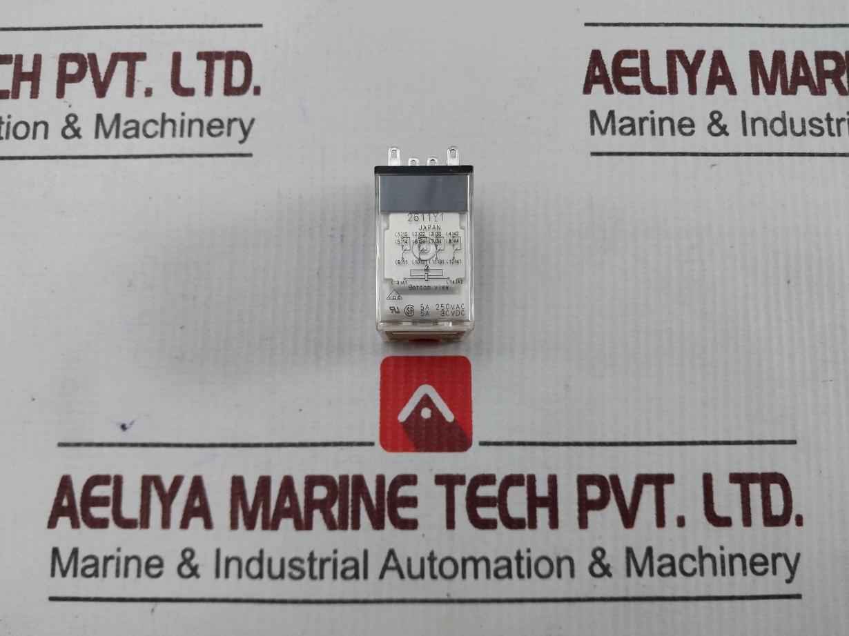 Omron My4In Auxiliary Relay Module 5A 30Vdc