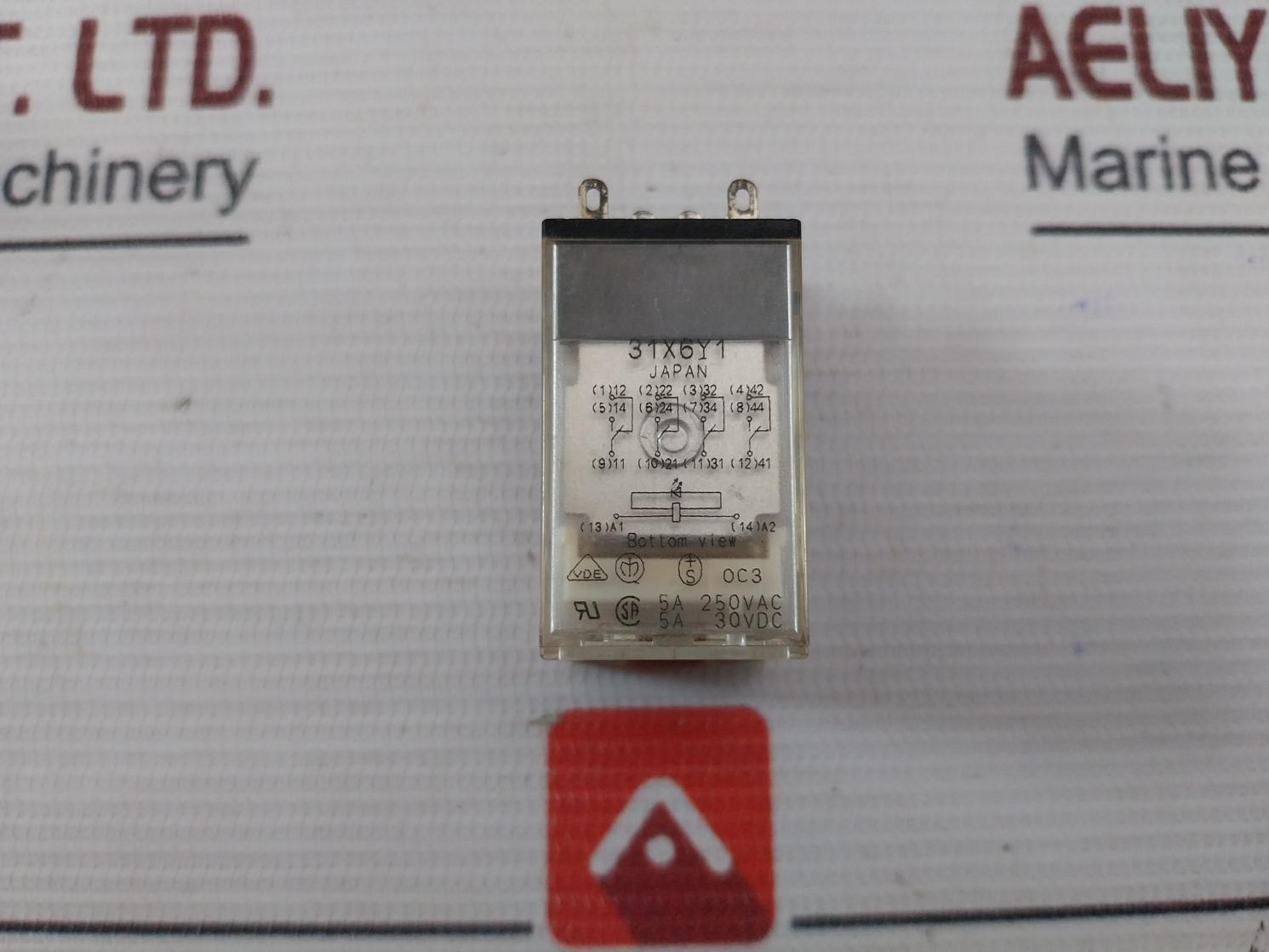 Omron My4In Miniature Power Relay 24Vac