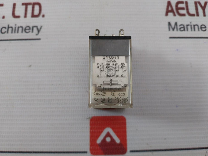 Omron My4In Miniature Power Relay 24Vac