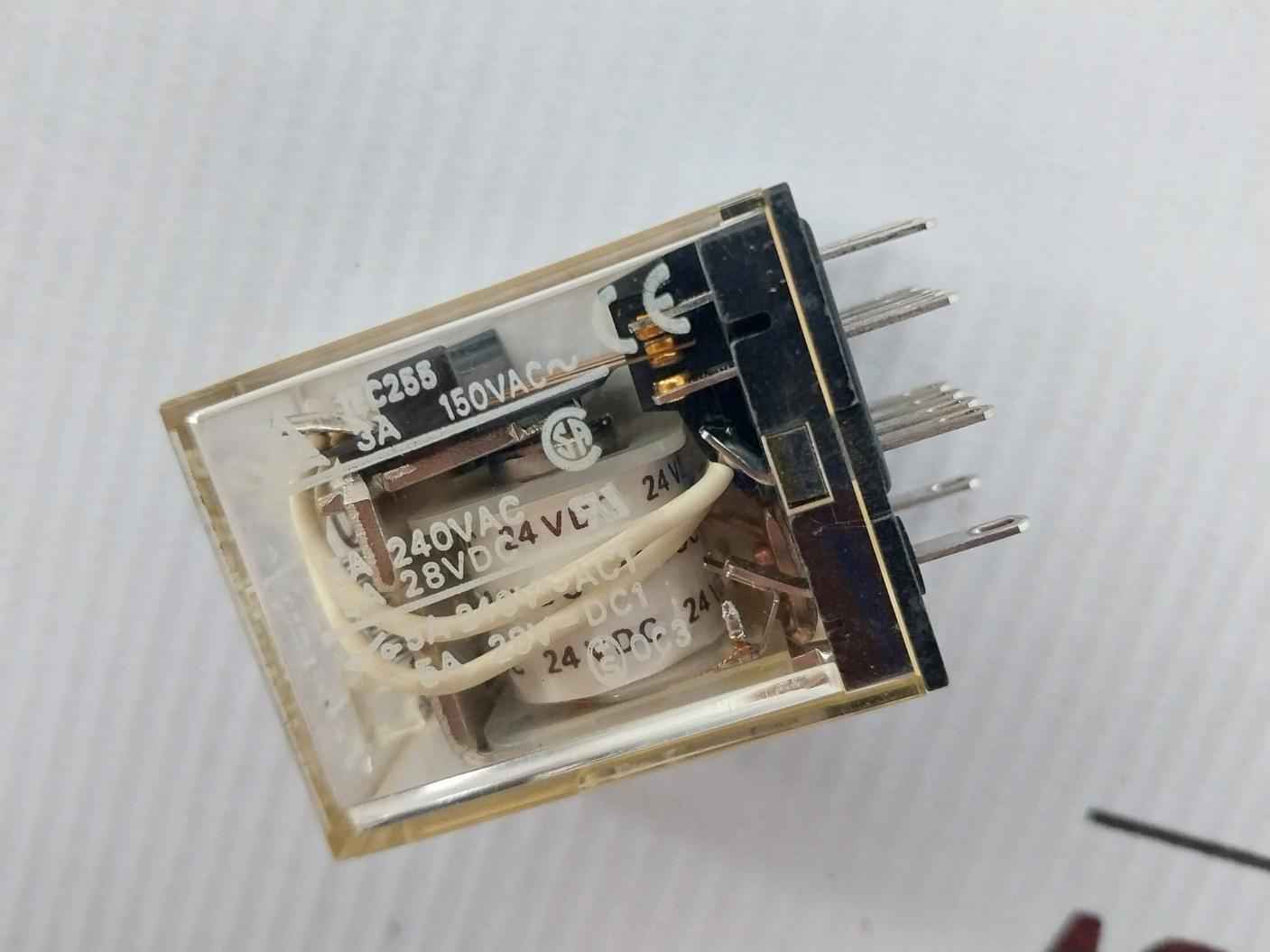 Omron My4 Miniature Power Relay 24Vdc 5A 28Vdc