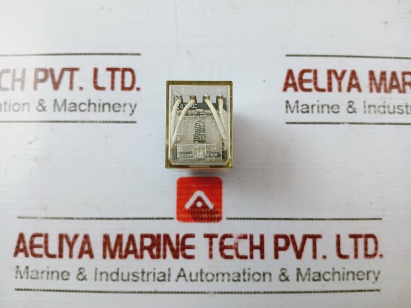 Omron My4 Miniature Power Relay 4-pole Single Contact Plug-in Terminal