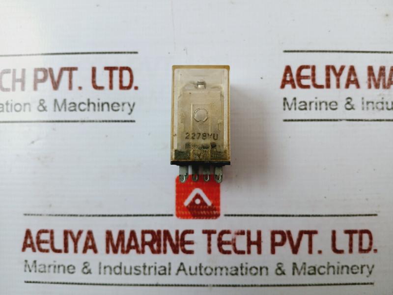 Omron My4 Miniature Power Relay 4-pole Single Contact Plug-in Terminals 2278Yu