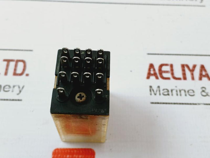Omron My4 Miniature Power Relay 4-pole Single Contact Plug-in Terminals 2278Yu