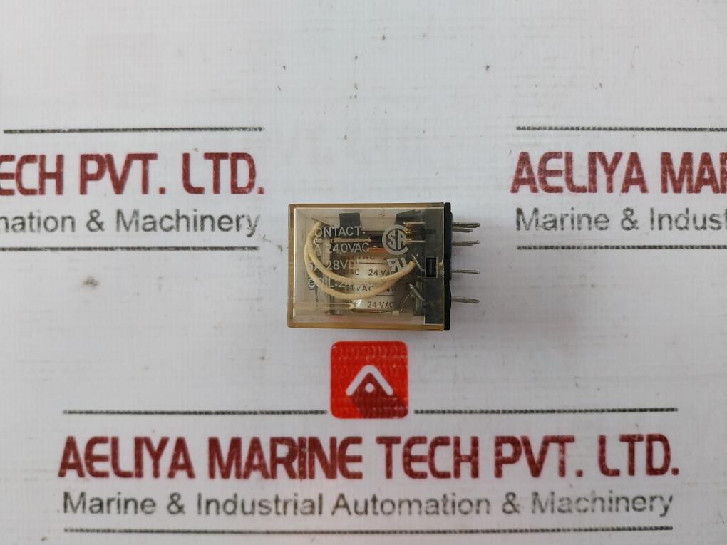 Omron My4 Miniature Power Relay 4-pole Twin Contacts Plug-in Terminal 5A 240Vac