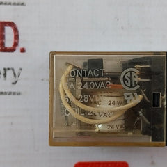 Omron My4 Miniature Power Relay 4-pole Twin Contacts Plug-in Terminal 5A 240Vac