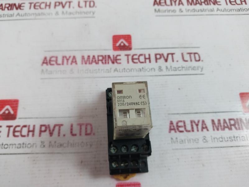 Omron My4 Miniature Power Relay Single Contact Plug-in Terminal 5A 30Vdc