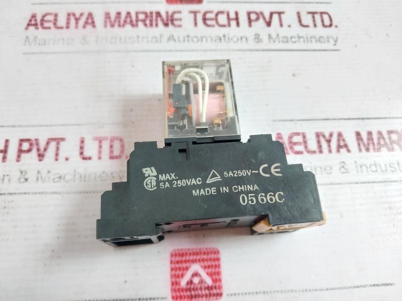 Omron My4 Miniature Power Relay Single Contact Plug-in Terminal 5A 30Vdc