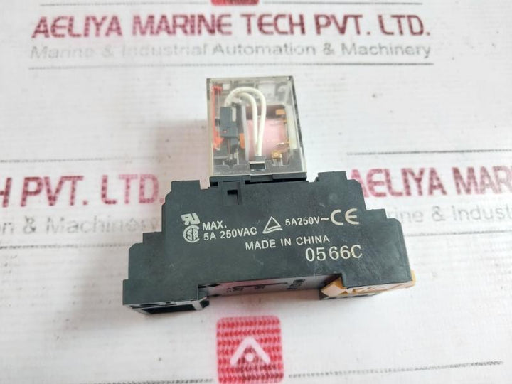 Omron My4 Miniature Power Relay Single Contact Plug-in Terminal 5A 30Vdc