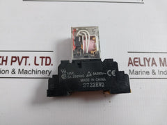 Omron My4 Miniature Power Relay With Base 220/240Vac (S) 5A 250Vac 30Vdc