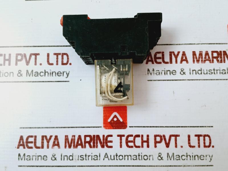 Omron My4 Miniature Power Relay With Schneider Rxze1M4C Plugin Socket 5A 240Vac