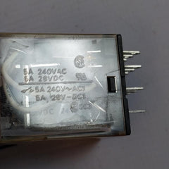 Omron My4 Miniature Power Relay With Socket 0756yt 24vdc