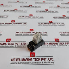Omron My4 Miniature Power Relay With Socket 0756yt 24vdc