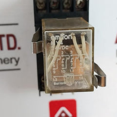 Omron My4 Miniature Power Relay With Socket 0756yt 24vdc